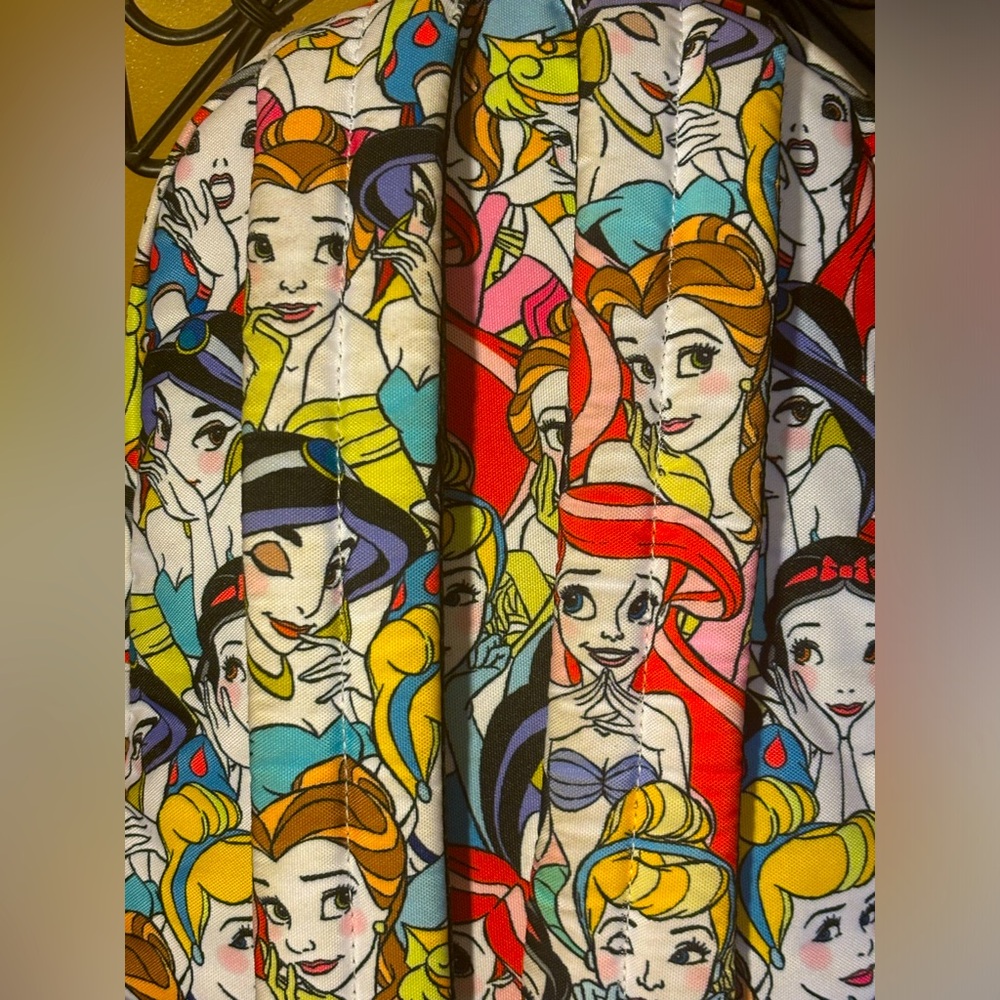 Loungefly Disney Princess All-Over-Print Full Size Backpack Rare EUC - Picture 7 of 13